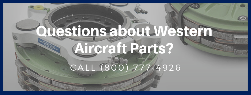 Text that reads: Questions about Western Aircraft Parts? Call 800 777 4926